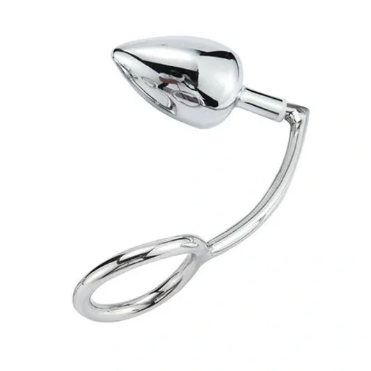 Anal Hook DiscreetChoice Set Cock Steel with 4663 Stainless Ring 1119